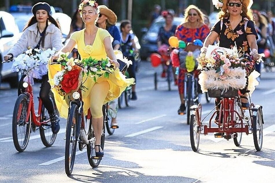 Fancy Woman Bike Ride